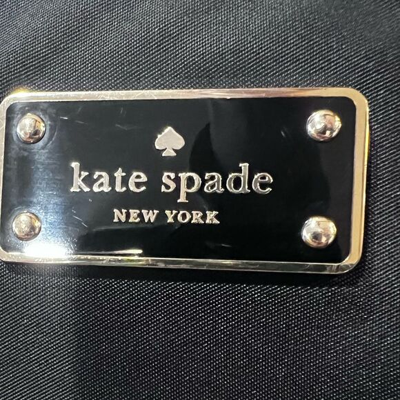 Kate Spade Wilson Rd Daveney Black Nylon Laptop Tote Bag Work Travel Purse - Picture 3 of 9